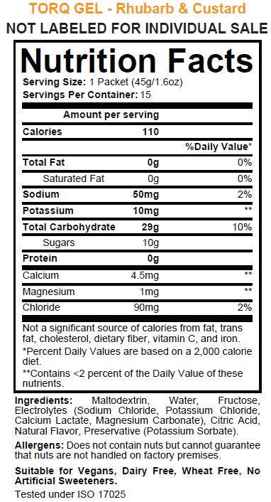 Rhubarb & Custard Gel - Box of 15