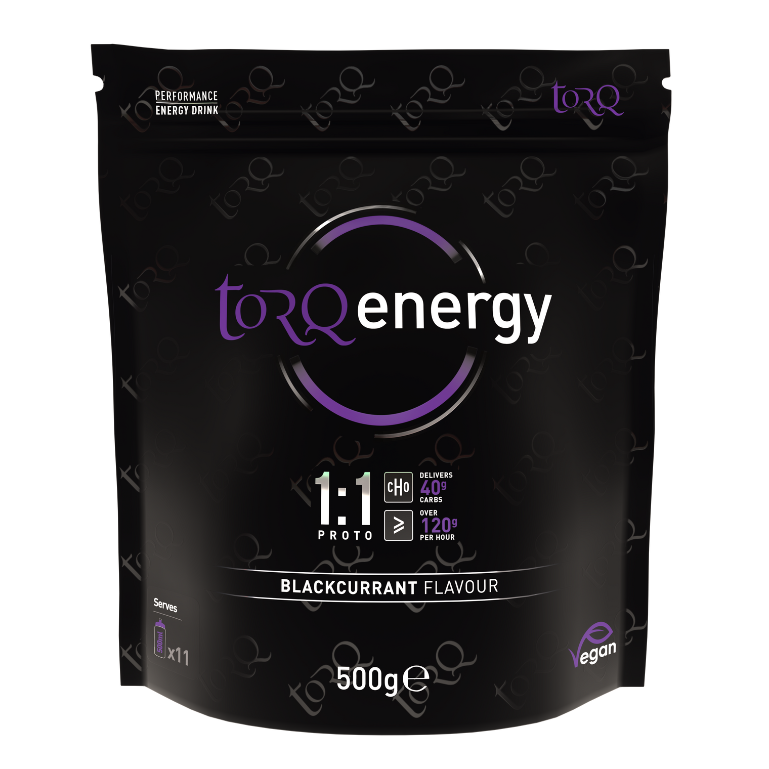 1:1 Proto Black Currant Energy Drink Mix - 500g (12serv) Pouch