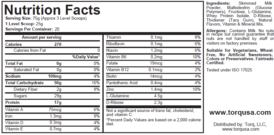 Strawberries & Cream Recovery Drink - 1.5kg EcoSack