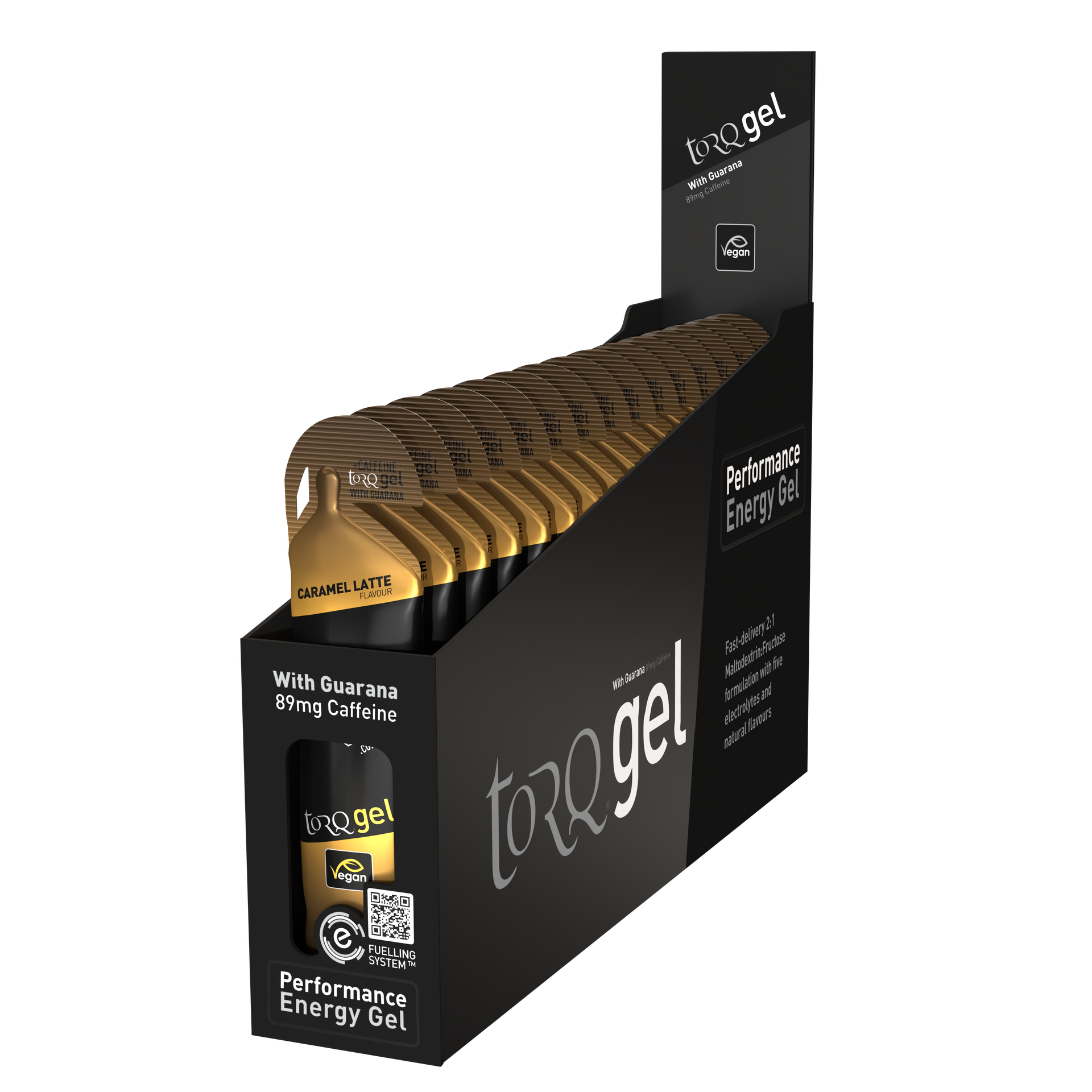 TORQ Caffeinated Gel | The best energy gel for endurance athletes