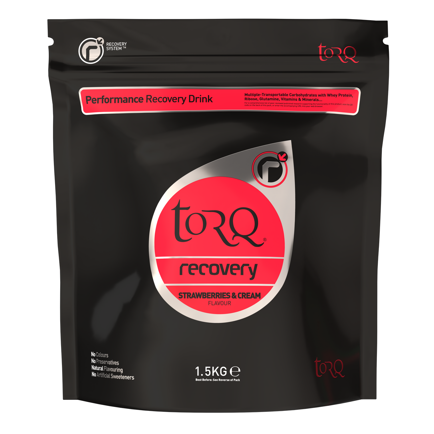 Strawberries & Cream Recovery Drink - 1.5kg EcoSack